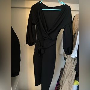 BooHoo Classic Wrap Dress Brand New